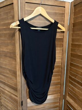 Halogen Black Sleeveless Scoop Neck Top